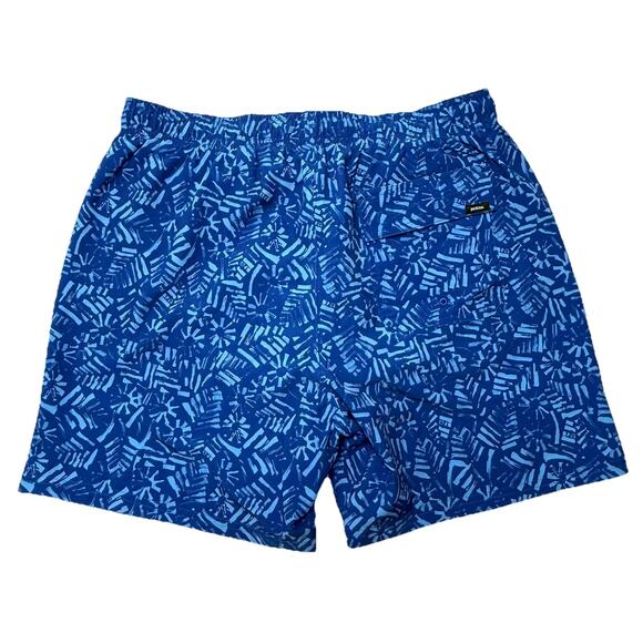 prAna Plunge Sz M/L? Men's Boardshort Trunks Shorts 6"L Rich Sapphire Cabo - Picture 2 of 8